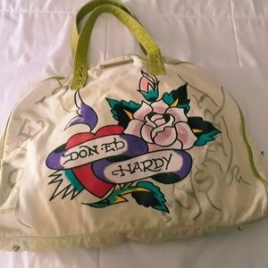 Don Ed Hardy  Oversized Tote Bag